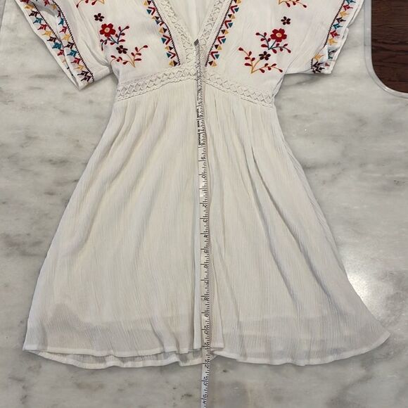 Blue Pair Embroidered Mini Dress - Picture 17 of 17